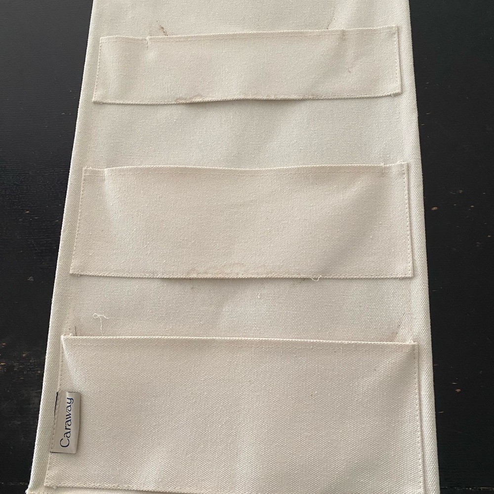 Caraway Cream Lid Storage Organizer no lids no hooks